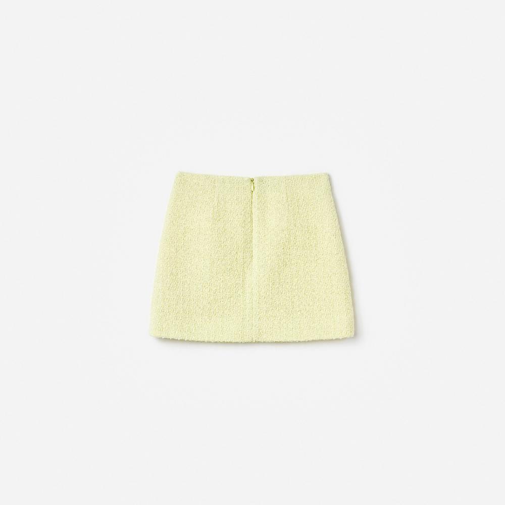 Self Portrait Yellow Boucle Skirt KIDS