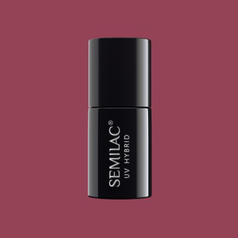 Semilac 005 Berry Nude - Semilac Soak Off Gel / Hybrid Nail Polish - "Allure" Collection UV Hybrid Color