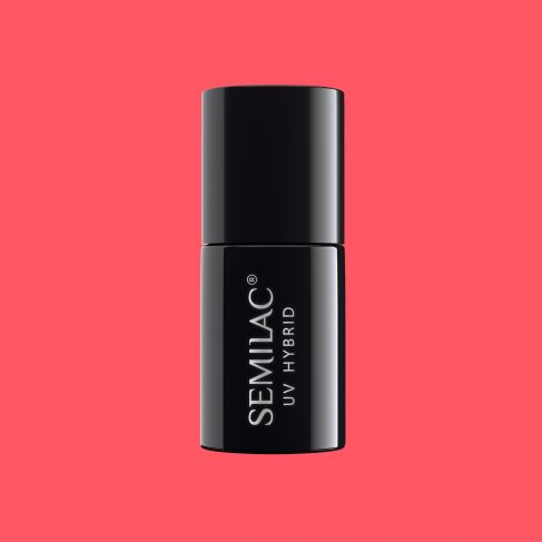 Semilac 006 Classic Coral - Semilac Soak Off Gel / Hybrid Nail Polish UV Hybrid Color