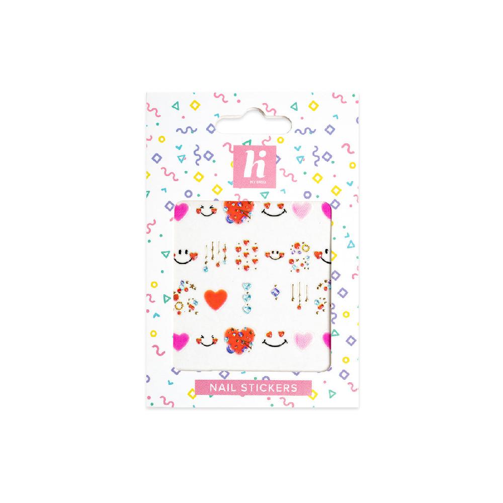 semilac 01 LOVE hi Hybrid Semilac Nail Stickers Nail Art