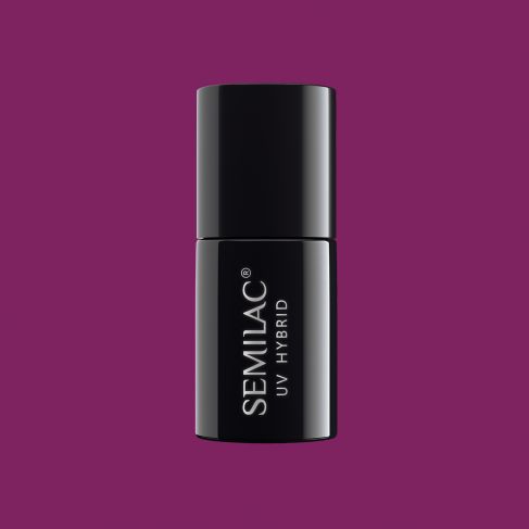 Semilac 012 Pink Cherry - Semilac Soak Off Gel / Hybrid Nail Polish UV Hybrid Color