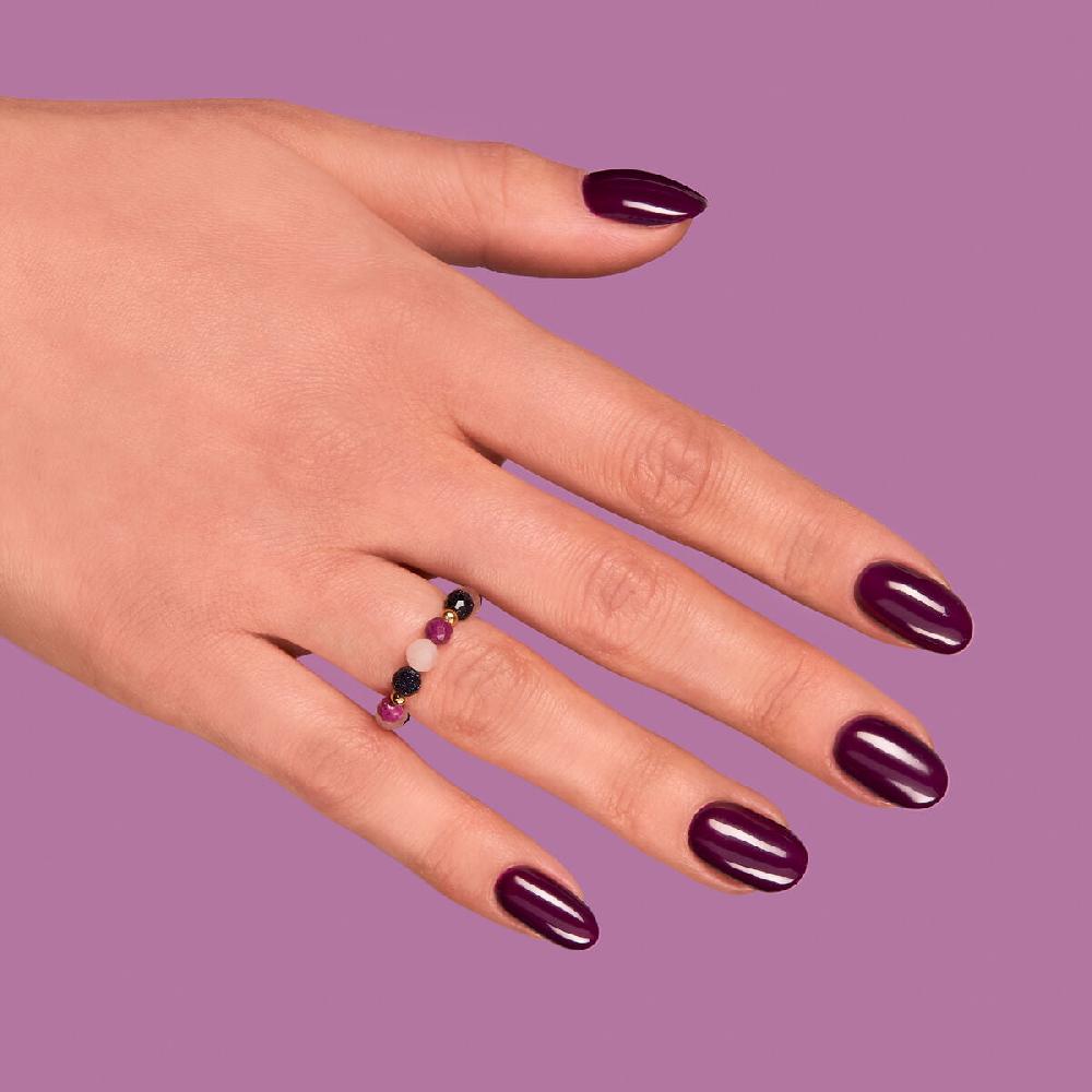 Semilac 015 Plum - Semilac Soak Off Gel / Hybrid Nail Polish UV Hybrid Color