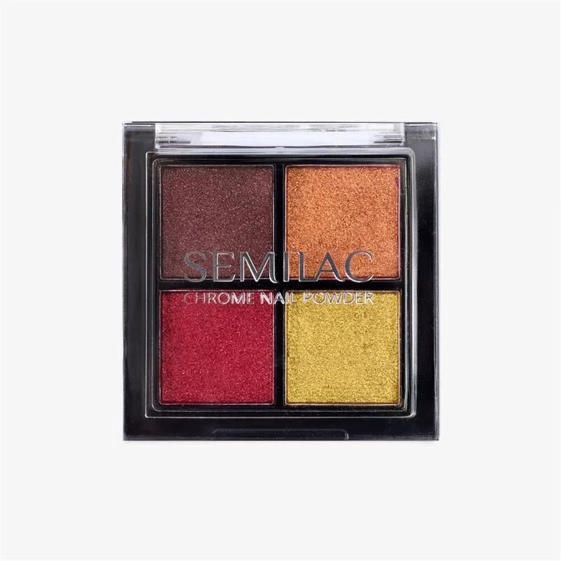 semilac 02 Chrome Palette Pressed Powder Palette Nail Tools semilac 02 Chrome Palette Pressed Powder Palette Nail Tools