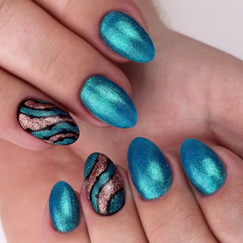 Semilac 020 Green Glass - Semilac Soak Off Gel / Hybrid Nail Polish - "Ocean Dream" Collection UV Hybrid Color