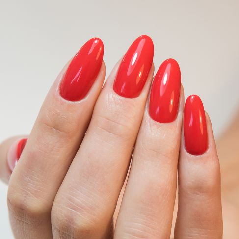 Semilac 024 Vibrating Tomato - Semilac Soak Off Gel / Hybrid Nail Polish UV Hybrid Color