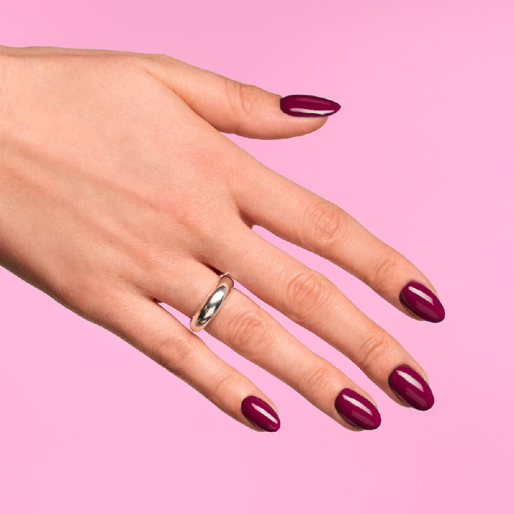 Semilac 028 Classic Wine - Semilac Soak Off Gel / Hybrid Nail Polish UV Hybrid Color