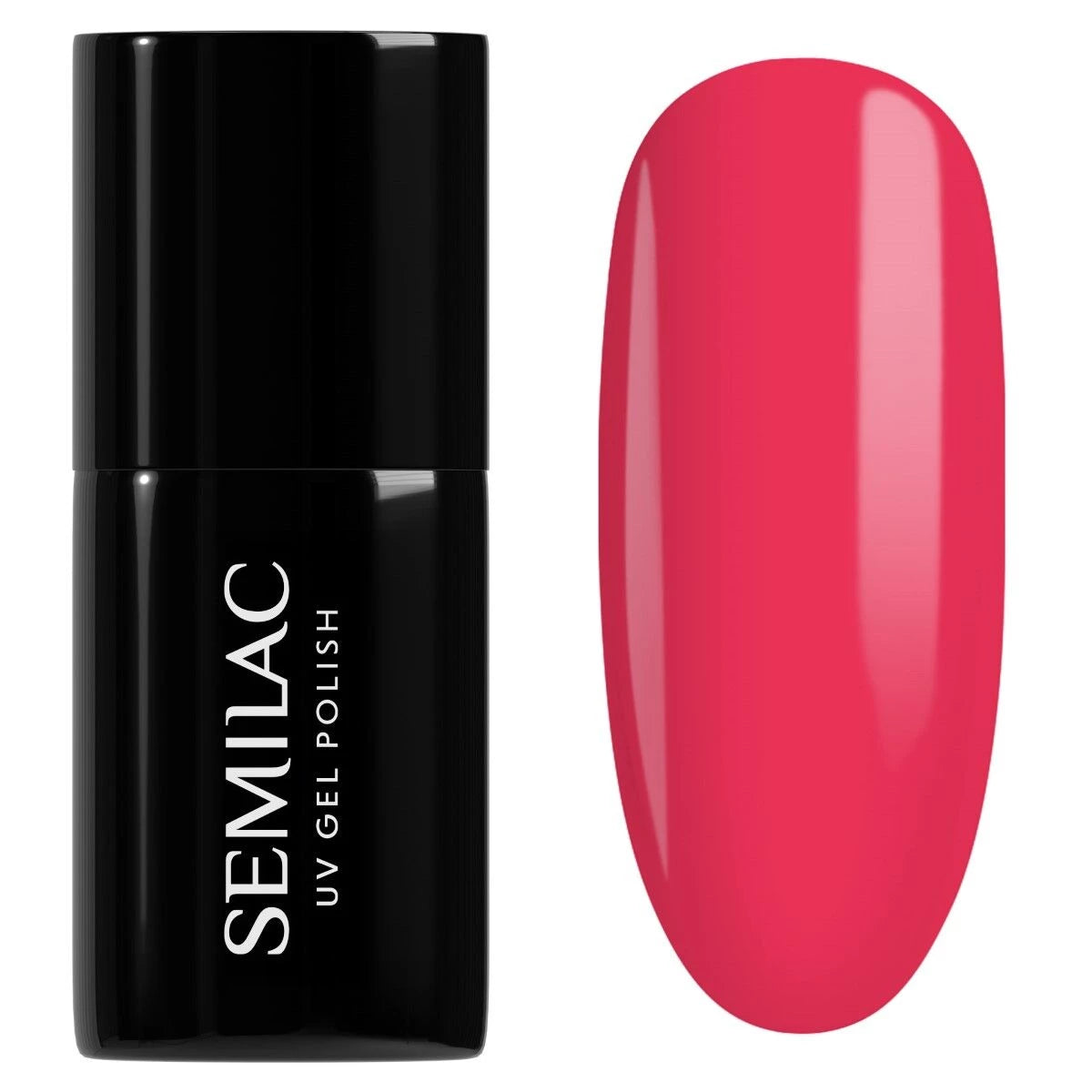 semilac 042 Neon Raspberry - Semilac Soak Off Gel / Hybrid Nail Polish UV Hybrid Color
