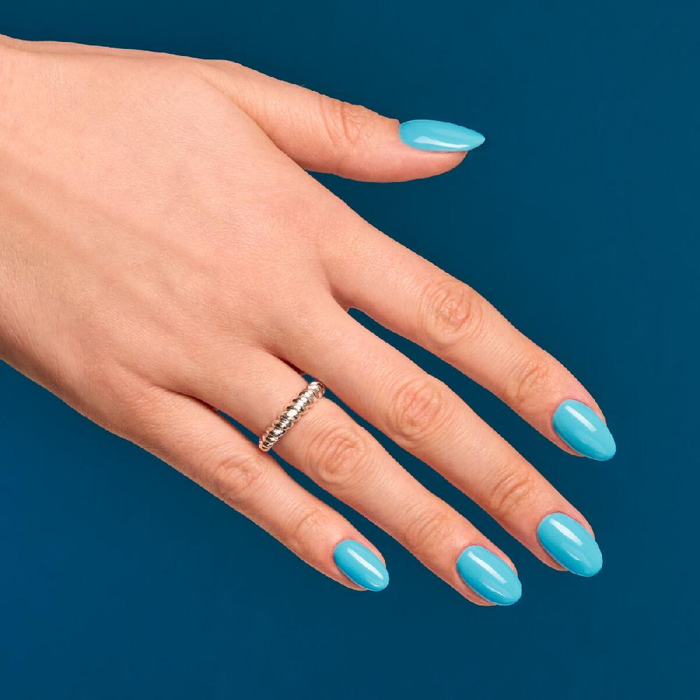 Semilac 044 Intense Blue - Semilac Soak Off Gel / Hybrid Nail Polish UV Hybrid Color