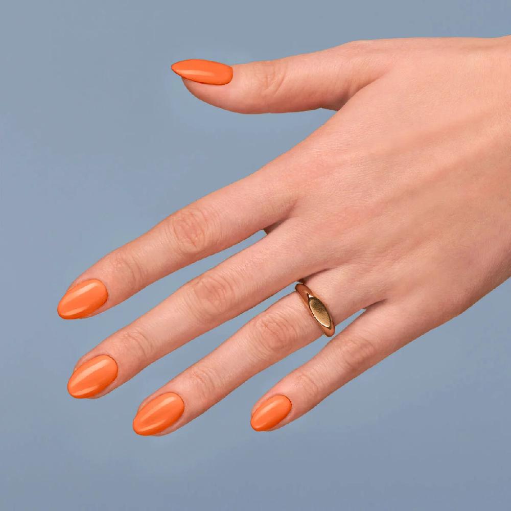 Semilac 045 Electric Orange - Semilac Soak Off Gel / Hybrid Nail Polish UV Hybrid Color