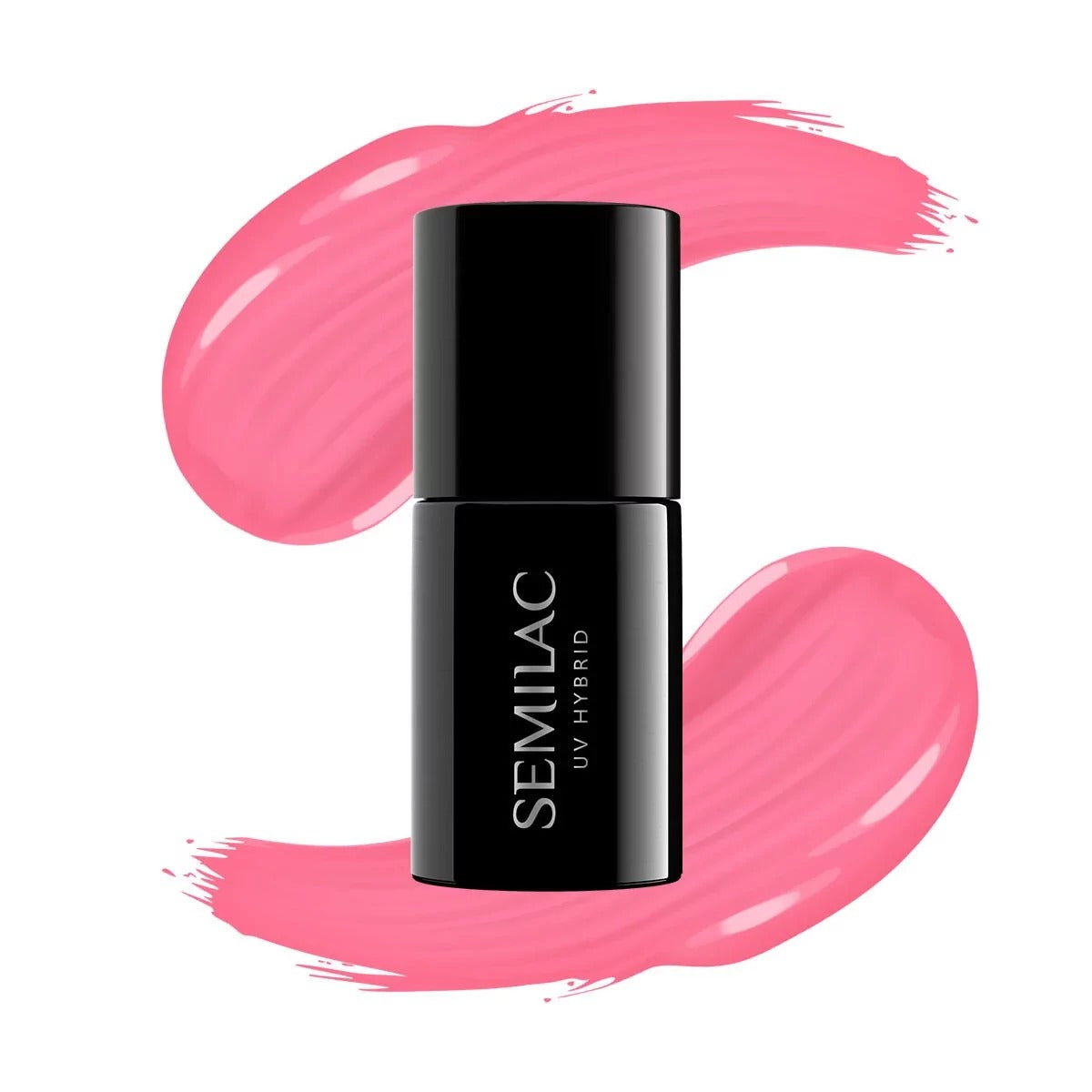 semilac 046 Intense Pink - Semilac Soak Off Gel / Hybrid Nail Polish UV Hybrid Color