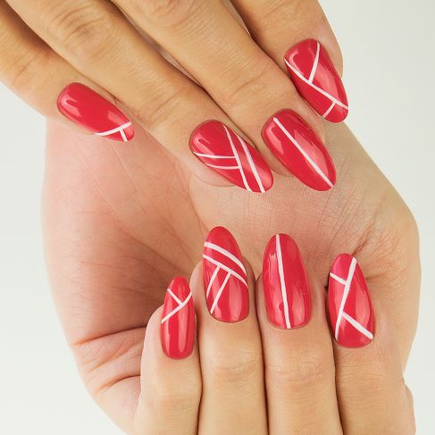 Semilac 067 Juicy Strawberry - Semilac Soak Off Gel / Hybrid Nail Polish UV Hybrid Color