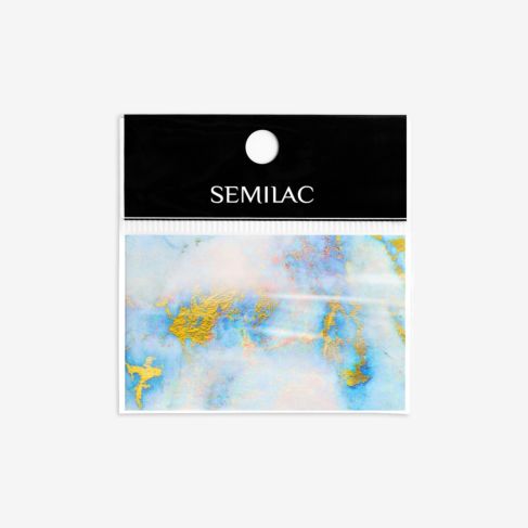 semilac 07 BLUE MARBLE Semilac Nail Transfer Foil Nail Art