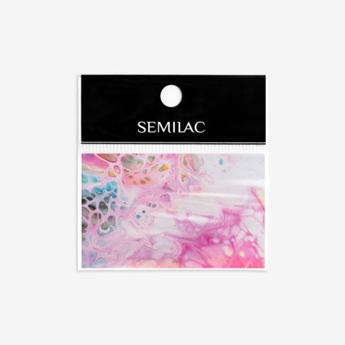 semilac 08 RAINBOW MARBLE Semilac Nail Transfer Foil Nail Art