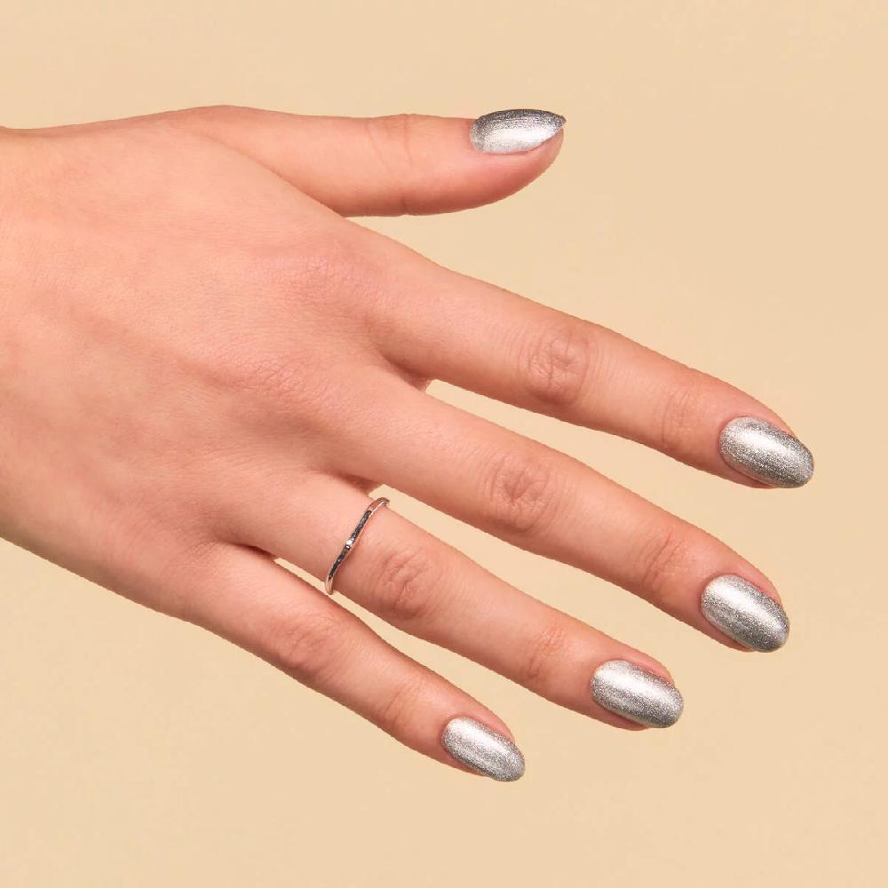 Semilac 093 Silver Dust - Semilac Soak Off Gel / Hybrid Nail Polish UV Hybrid Color