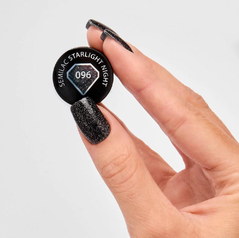 Semilac 096 Starlight Night - Semilac Soak Off Gel / Hybrid Nail Polish UV Hybrid Color