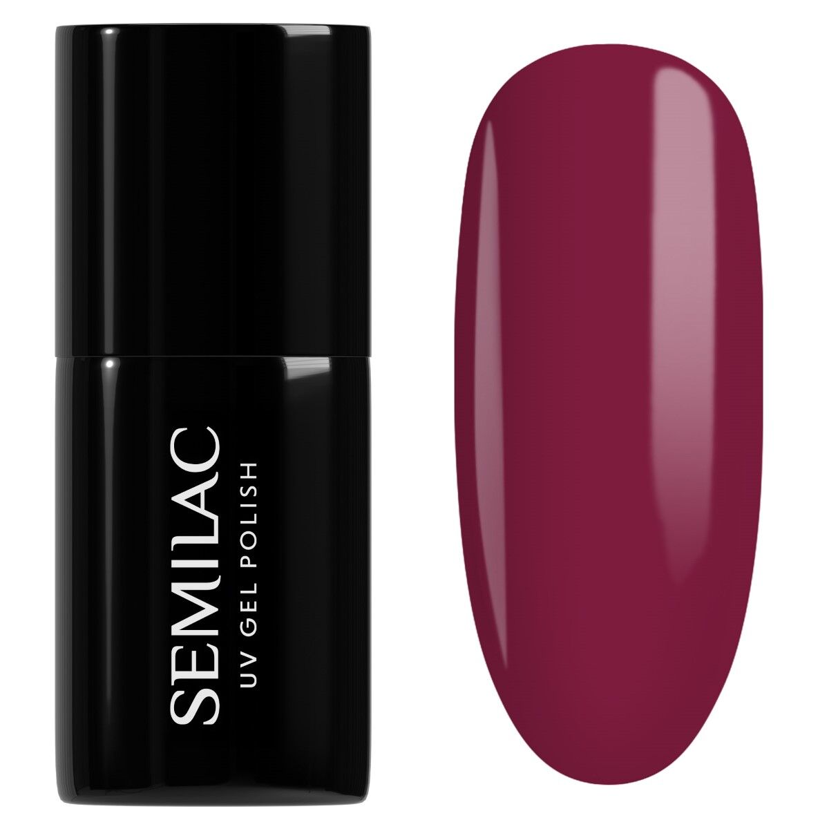 semilac 098 Elegant Cherry - Semilac Soak Off Gel / Hybrid Nail Polish UV Hybrid Color