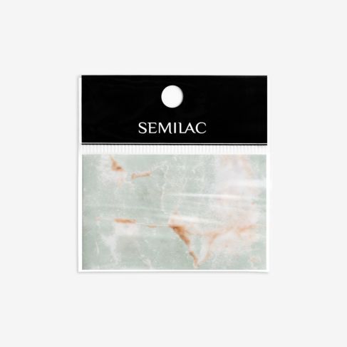 semilac 10 GREY MARBLE Semilac Nail Transfer Foil Nail Art