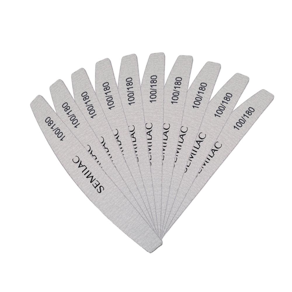 semilac 10 PACK Semilac Nail File "HARBOR BRIDGE" 100/180 SOFT Nail File