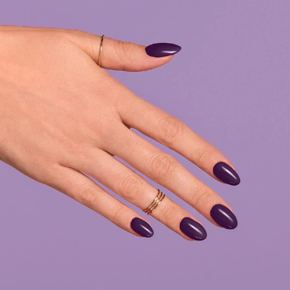 Semilac 100 Black Purple - Semilac Soak Off Gel / Hybrid Nail Polish UV Hybrid Color