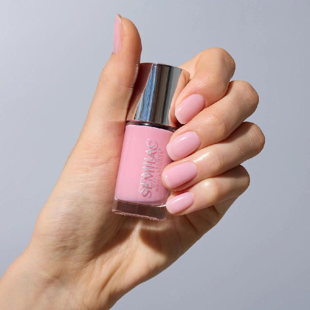 Semilac 103 Nail Lacquer Sheer Vibrant Pink - Semilac Regular Nail Polish Nail Polish