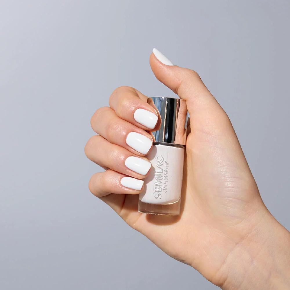 Semilac 108 Nail Lacquer Classic White - Semilac Regular Nail Polish Nail Polish