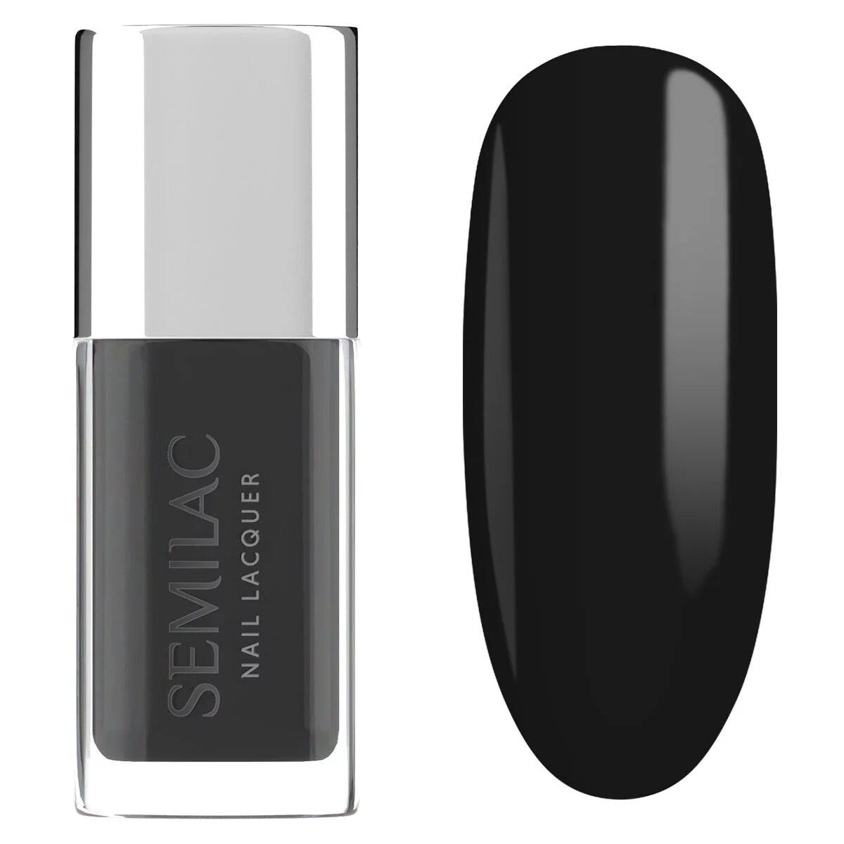 semilac 109 Nail Lacquer Classic Black - Semilac Regular Nail Polish nail polish