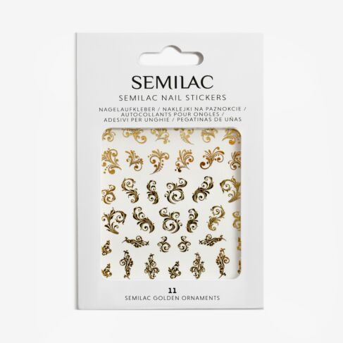 semilac 11 GOLDEN ORNAMENTS Semilac Nail Stickers Nail Art