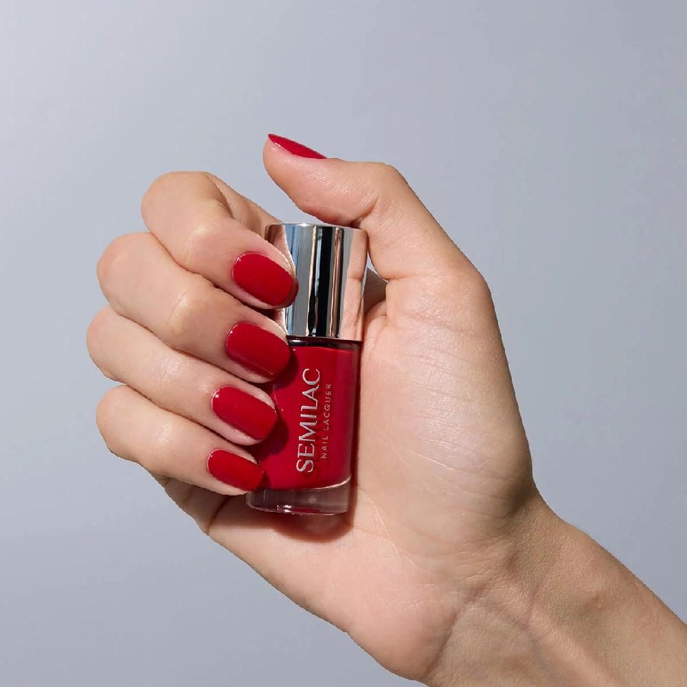 Semilac 110 Nail Lacquer Classic Red - Semilac Regular Nail Polish Nail Polish