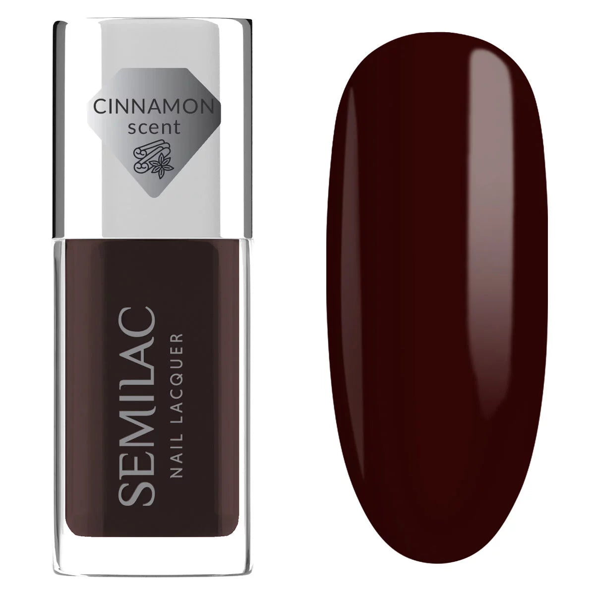 semilac 112 Nail Lacquer Wine Red - Semilac Regular Nail Polish nail polish
