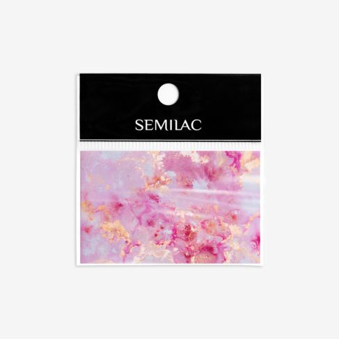 semilac 12 ROSE GOLD MARBLE Semilac Nail Transfer Foil Nail Art