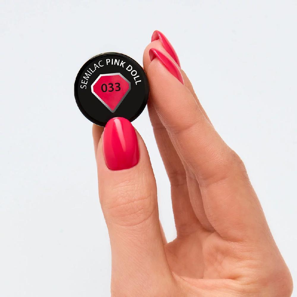 Semilac 133 Tutti Frutti - Semilac Soak Off Gel / Hybrid Nail Polish - "Unique" Collection UV Hybrid Color