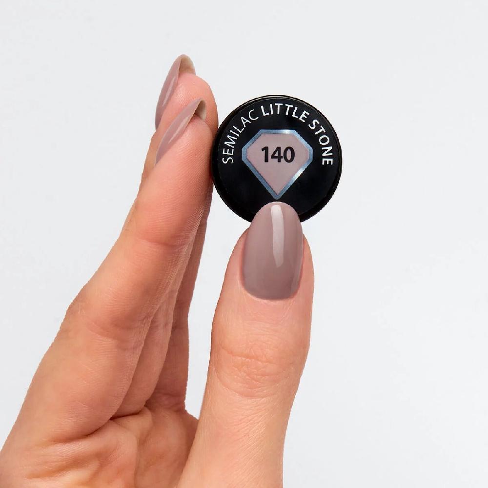 Semilac 140 Little Stone - Semilac Soak Off Gel / Hybrid Nail Polish UV Hybrid Color