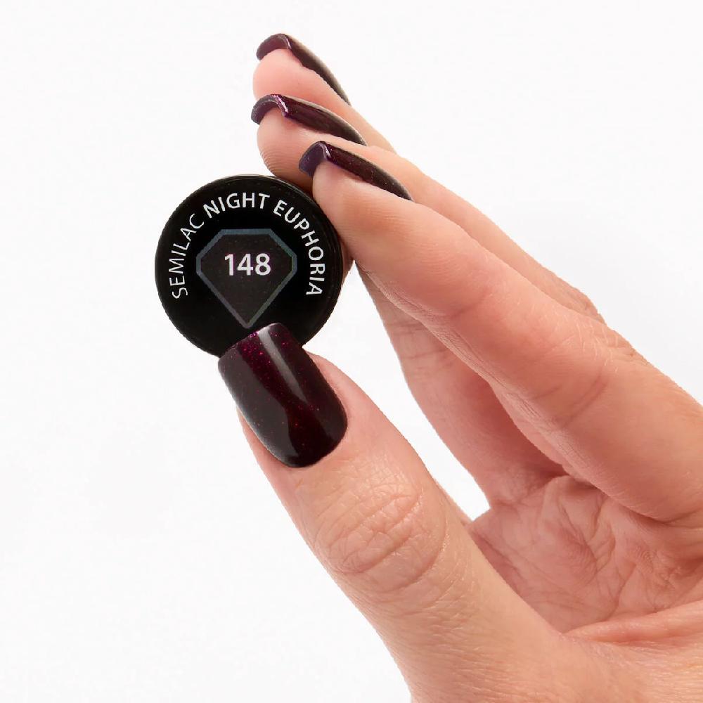 Semilac 148 Night Euphoria - Semilac Soak Off Gel / Hybrid Nail Polish UV Hybrid Color