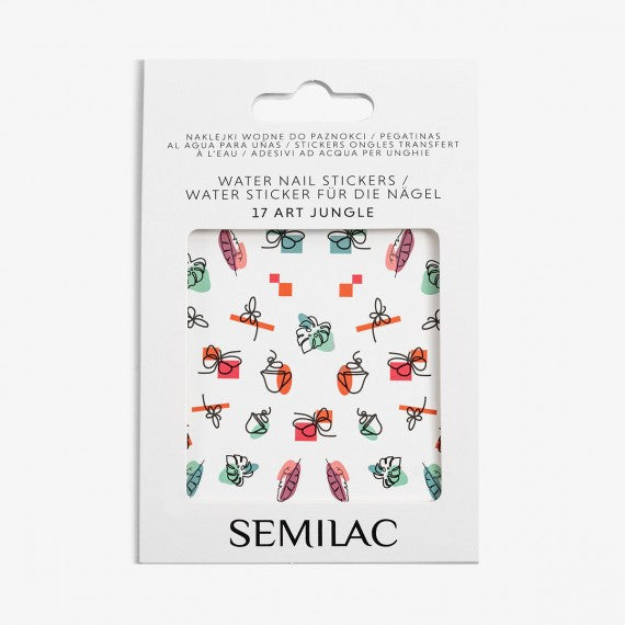 semilac 17 ART JUNGLE Semilac Nail Stickers Nail Art