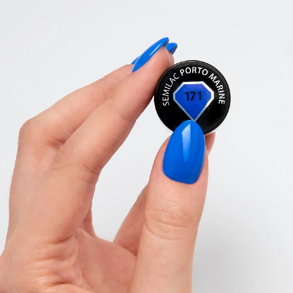 Semilac 171 Porto Marine - Semilac Soak Off Gel / Hybrid Nail Polish UV Hybrid Color