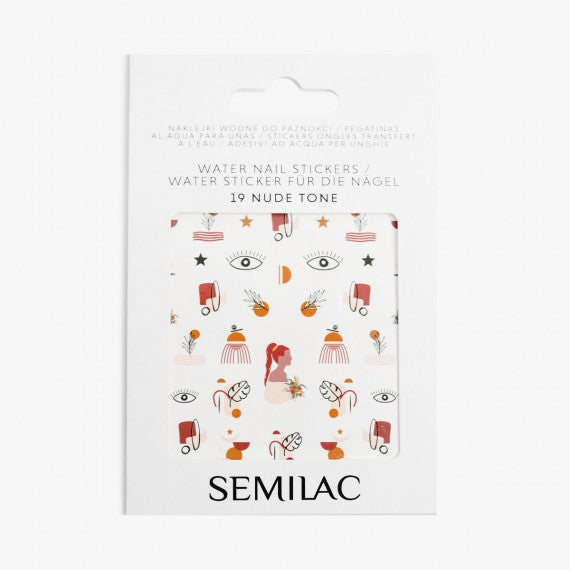 semilac 19 NUDE TONE Semilac Nail Stickers Nail Art