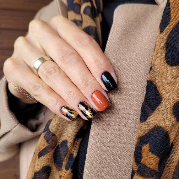 Semilac 19 WILD ANIMALS Semilac Nail Transfer Foil Nail Art