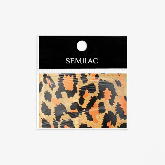 semilac 19 WILD ANIMALS Semilac Nail Transfer Foil Nail Art