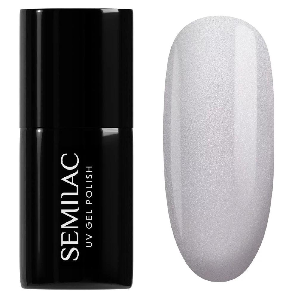 semilac 237 WHITE PEARL - Semilac Soak Off Gel / Hybrid Nail Polish UV Hybrid Color