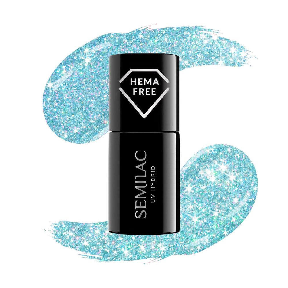 semilac 240 ICY WATERFALL - Semilac Soak Off Gel / Hybrid Nail Polish UV Hybrid Color
