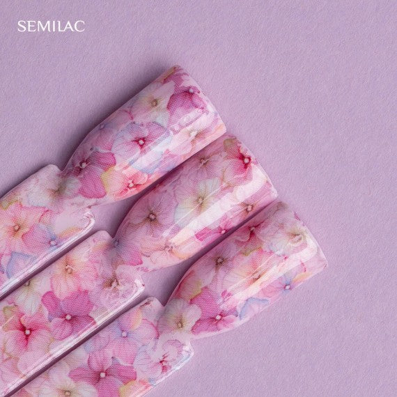 Semilac 28 FLOWERS Semilac Nail Transfer Foil Nail Art