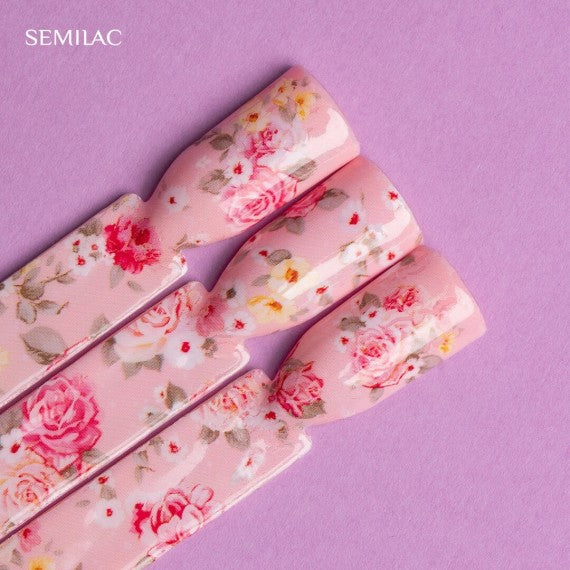 Semilac 29 FLOWERS Semilac Nail Transfer Foil Nail Art