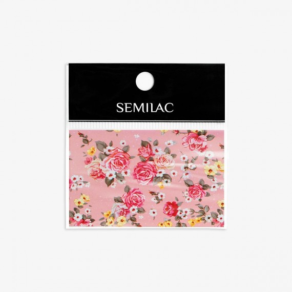 semilac 29 FLOWERS Semilac Nail Transfer Foil Nail Art