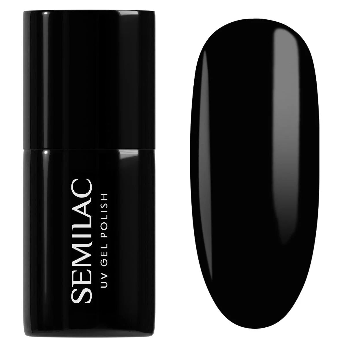semilac 300 Perfect Black - Semilac Soak Off Gel / Hybrid Nail Polish UV Hybrid Color