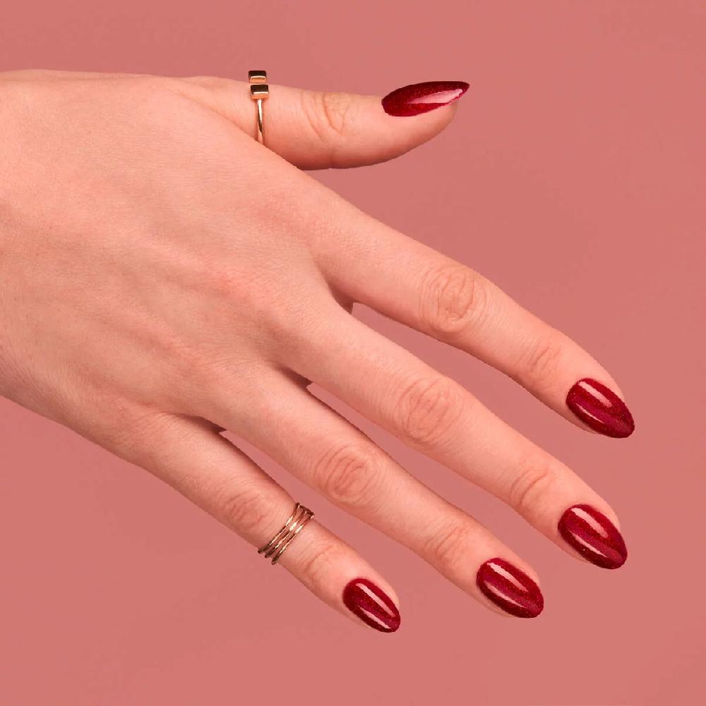 Semilac 306 DIVINE RED - Semilac Soak Off Gel / Hybrid Nail Polish UV Hybrid Color