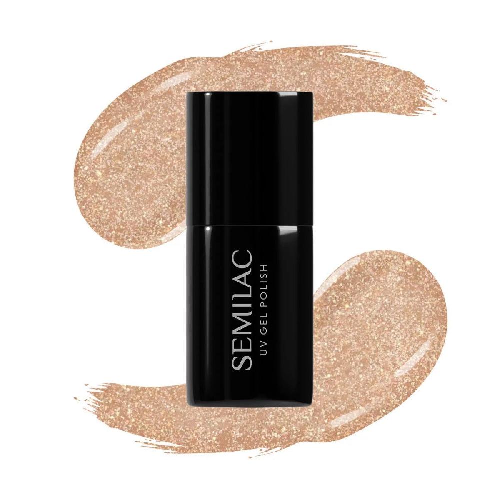 semilac 307 Golden Icing - Semilac Soak Off Gel / Hybrid Nail Polish UV Hybrid Color