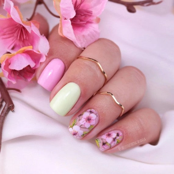 Semilac 31 BLOOMING FLOWERS Semilac Nail Transfer Foil Nail Art