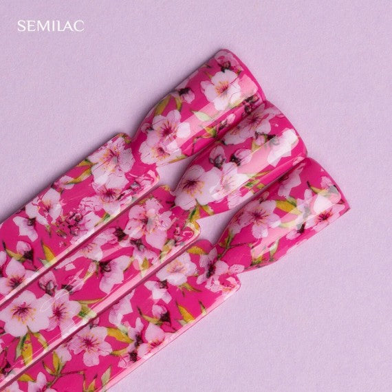 Semilac 31 BLOOMING FLOWERS Semilac Nail Transfer Foil Nail Art