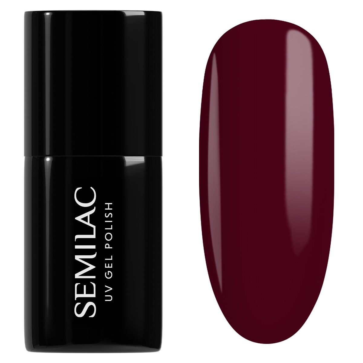 semilac 316 Burgundy Red - Semilac Soak Off Gel / Hybrid Nail Polish UV Hybrid Color