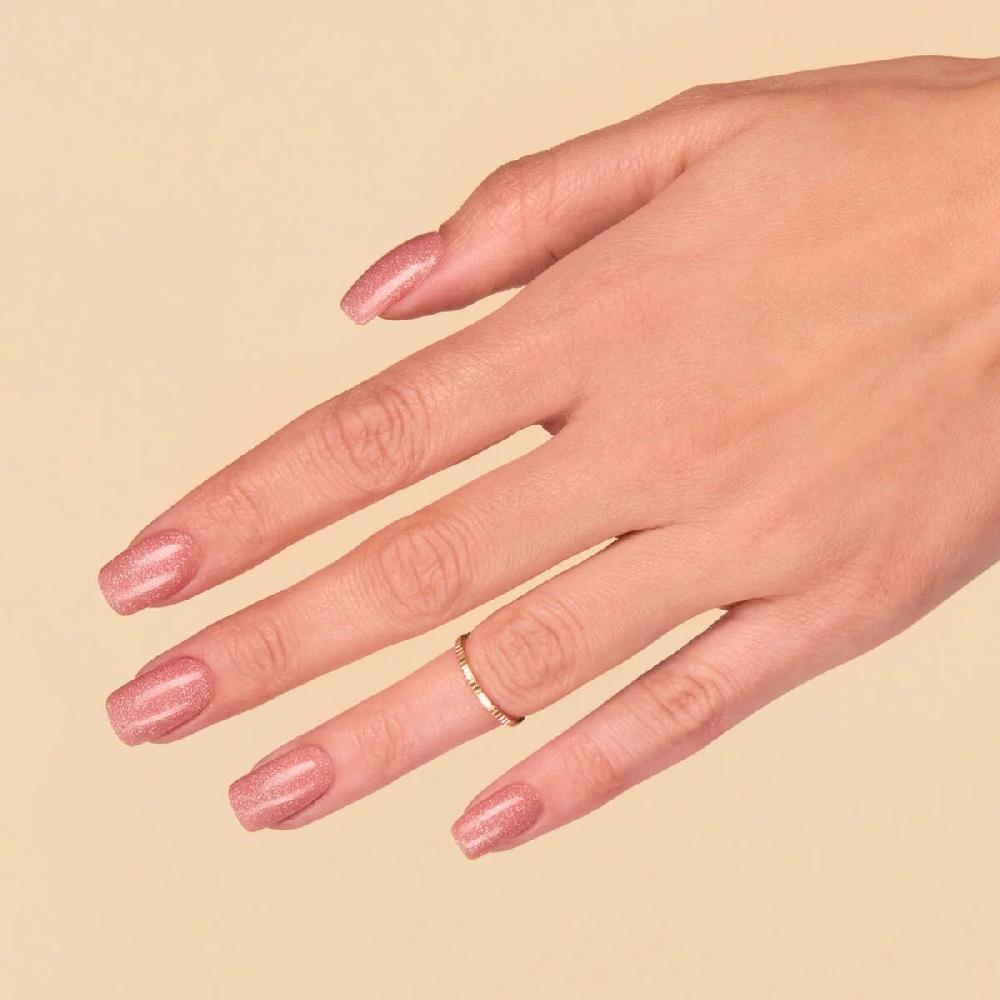 Semilac 321 Shimmer Dust Caramel - Semilac Soak Off Gel / Hybrid Nail Polish UV Hybrid Color